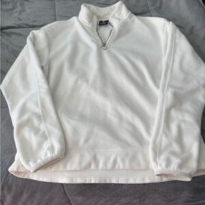NIKE 1/4 zip fleece/jacket winter white